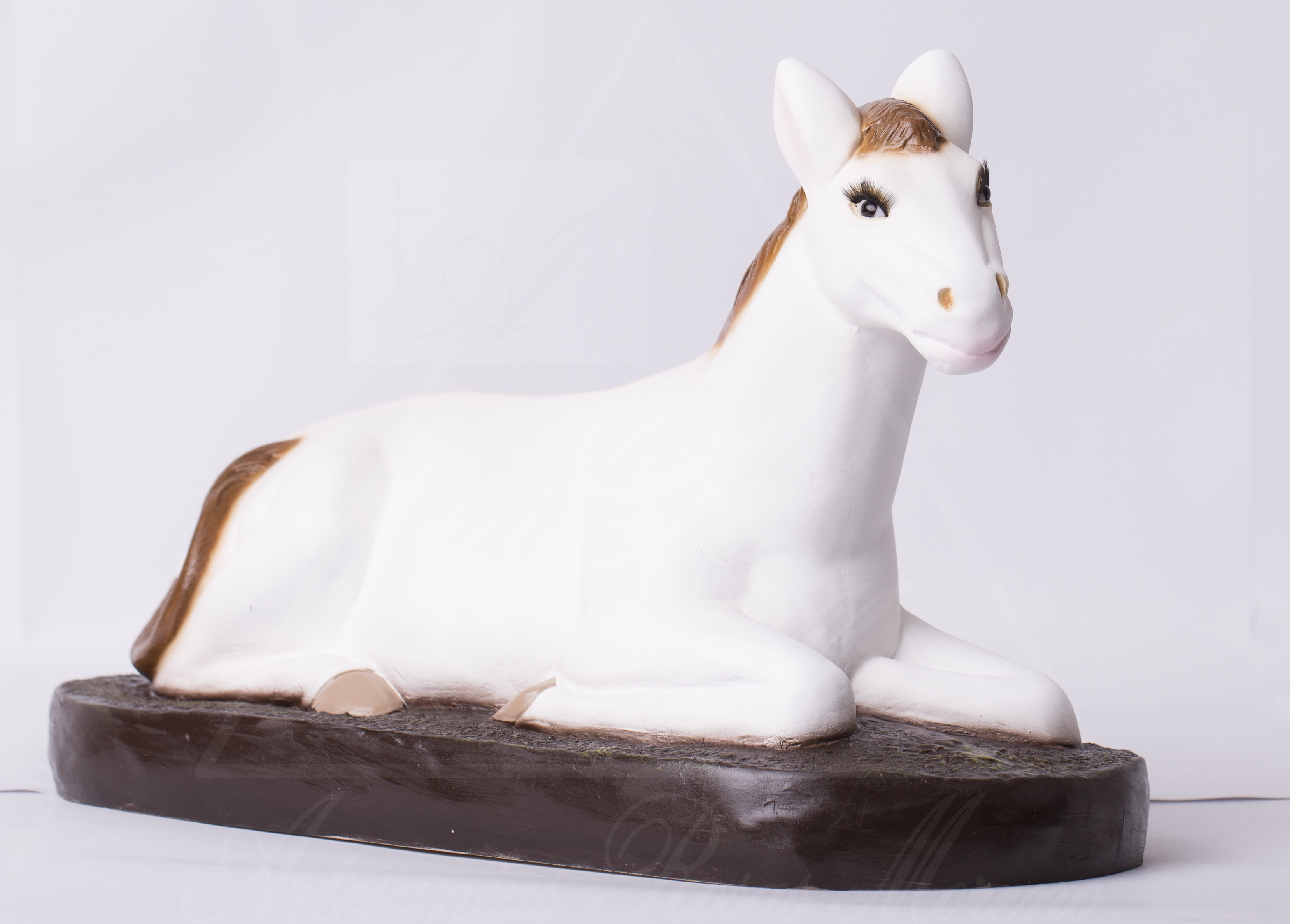 Mula de Nacimiento 60 cm Blanco - Imagen 1