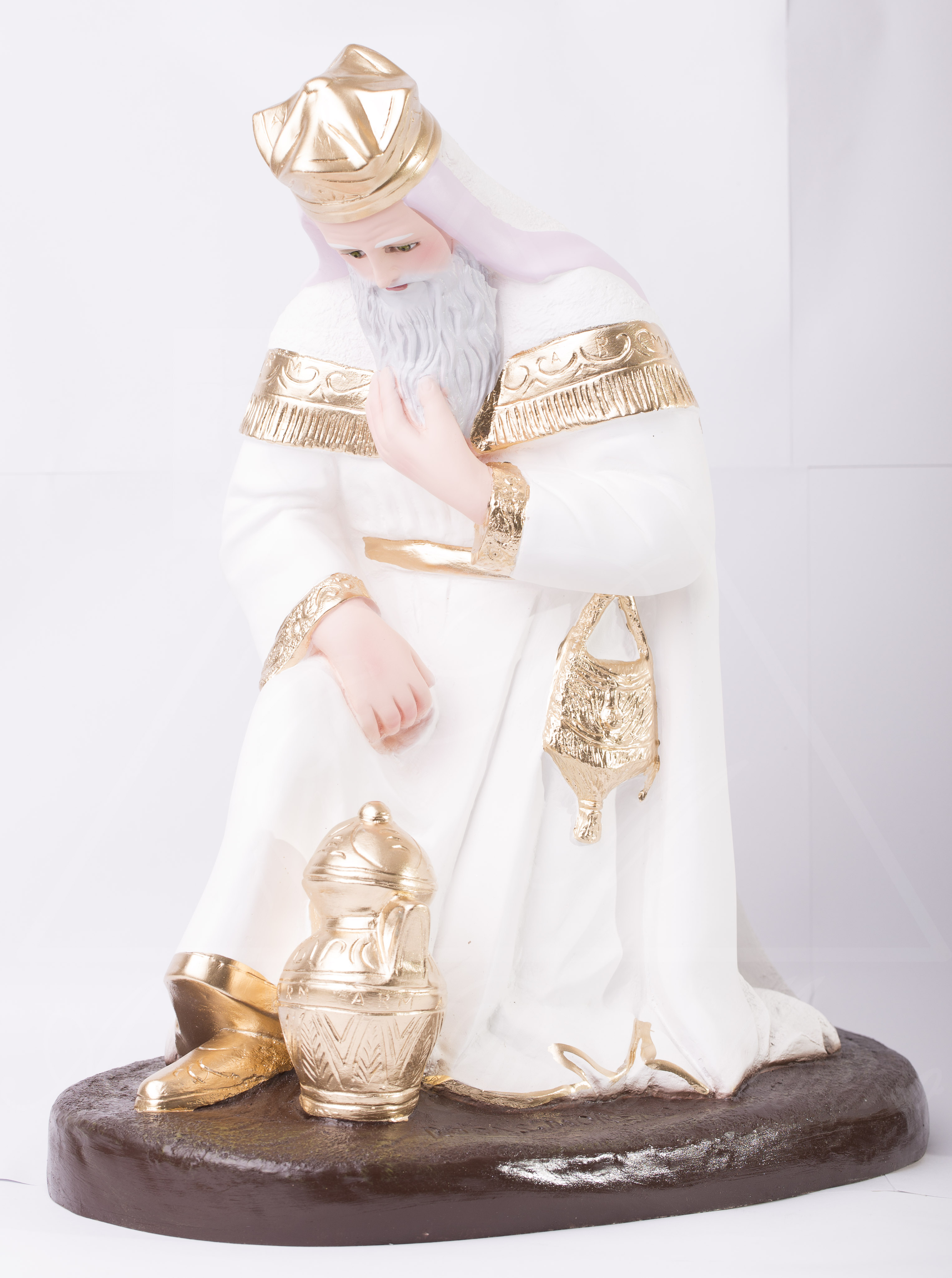 Rey Mago Melchor 60 cm Blanco - Imagen 1
