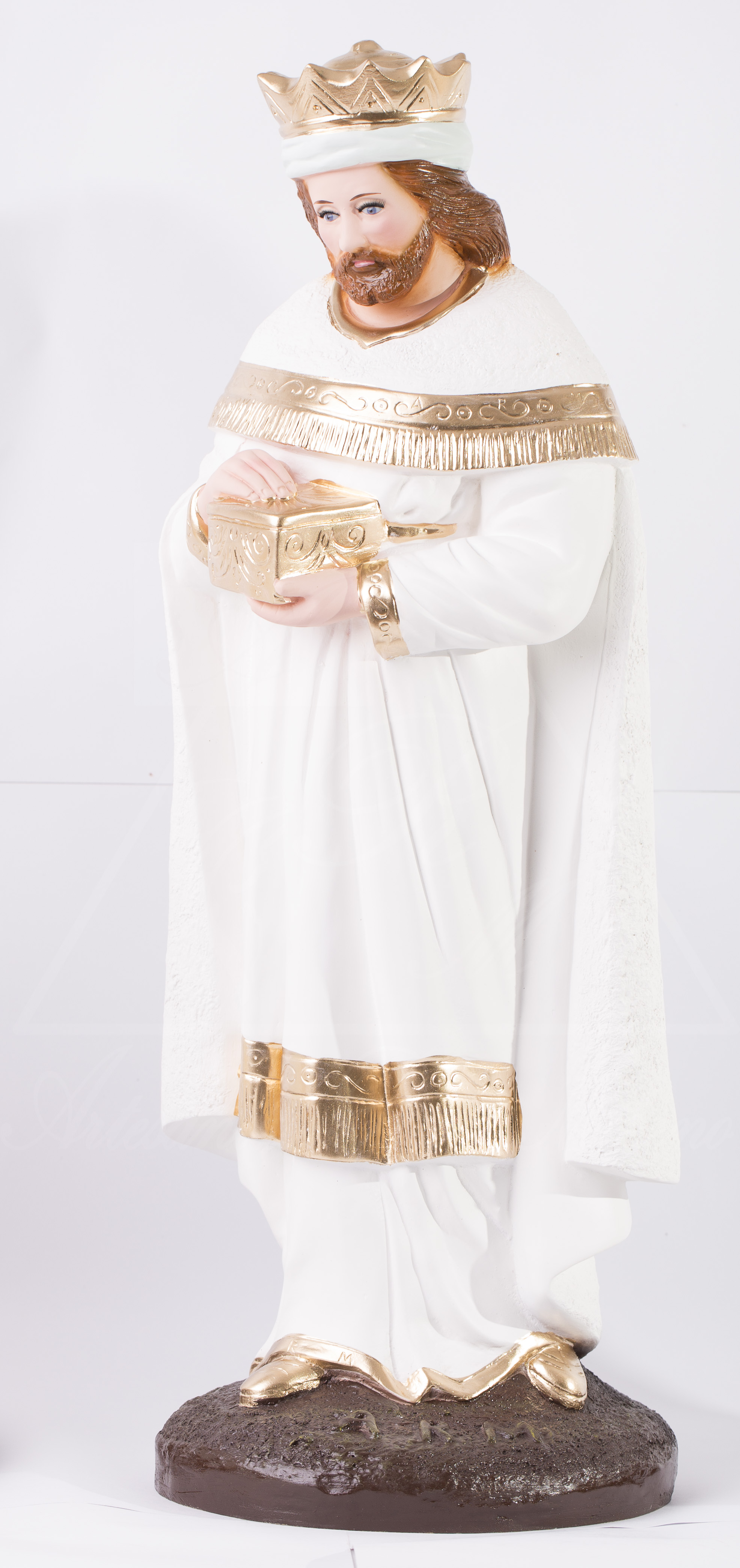 Rey Mago Gaspar 60 cm Blanco - Imagen 1