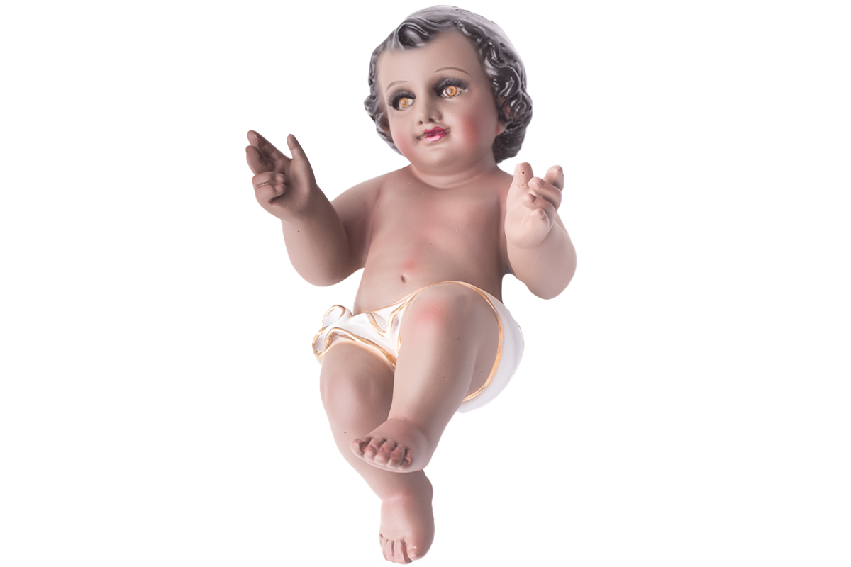 Niño Dios Moreno 20cm - Imagen 1