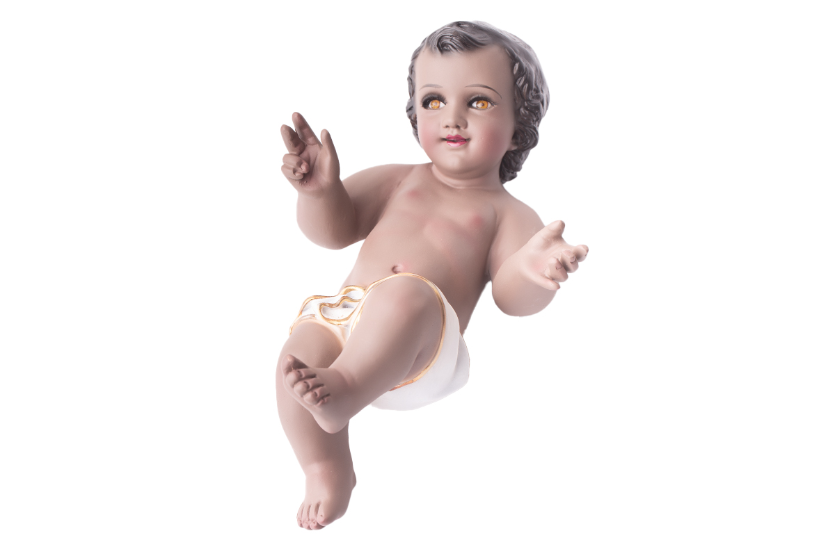 Niño Dios Moreno 25cm - Imagen 1