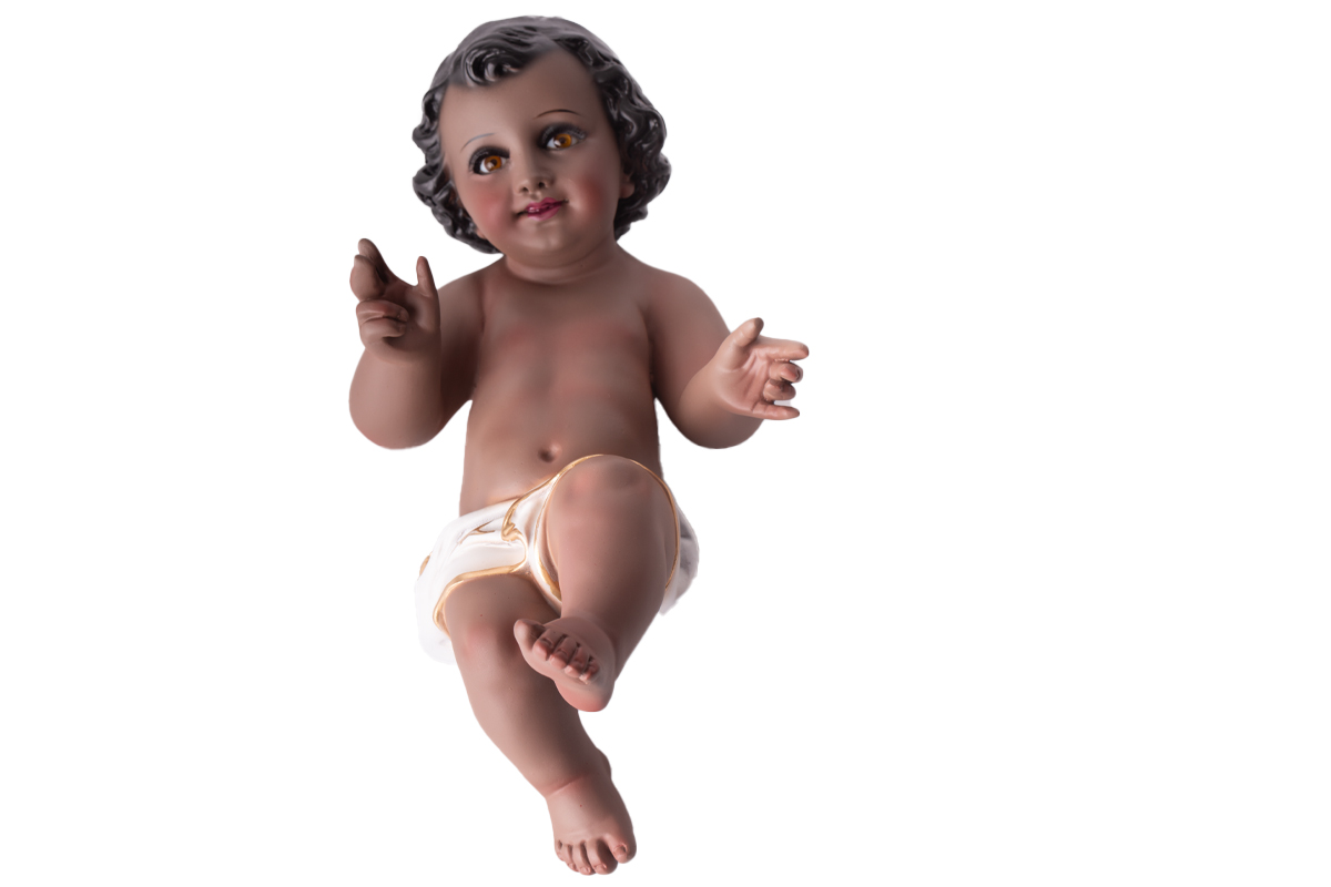 Niño Dios Moreno 30cm - Imagen 1