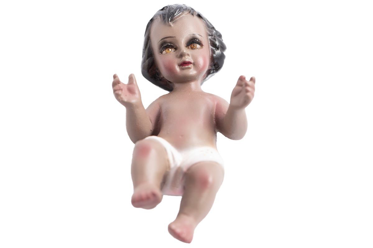 Niño Dios Moreno 8cm - Imagen 1